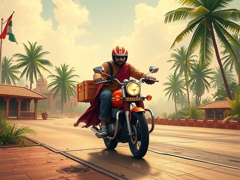 Indian Delivery Adventure Game Cover